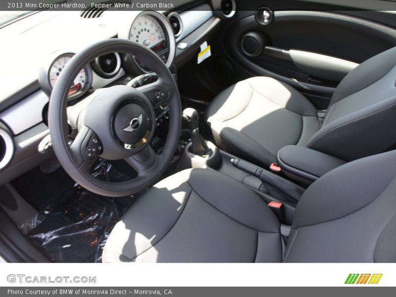 Pepper White / Carbon Black 2013 Mini Cooper Hardtop