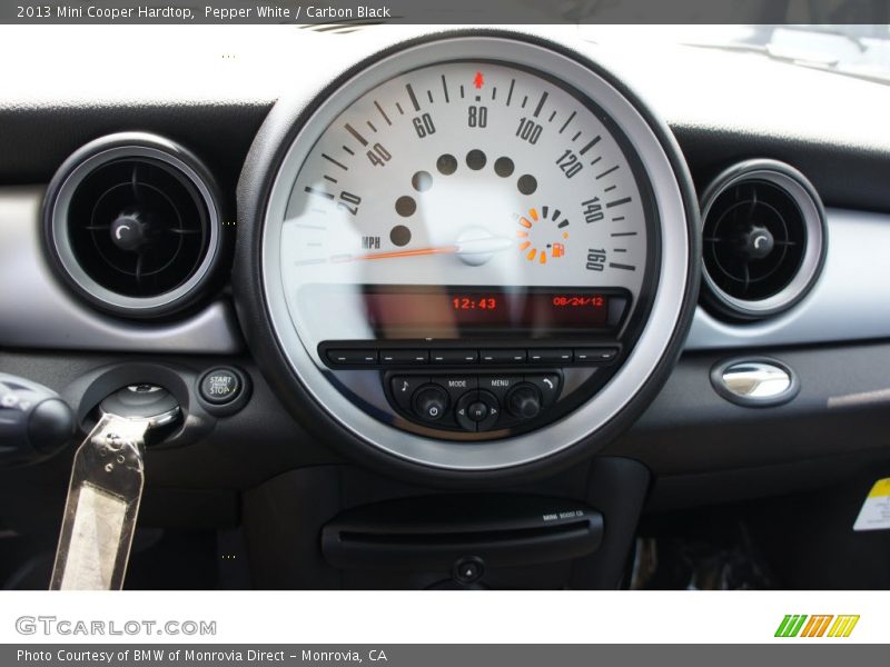 Pepper White / Carbon Black 2013 Mini Cooper Hardtop