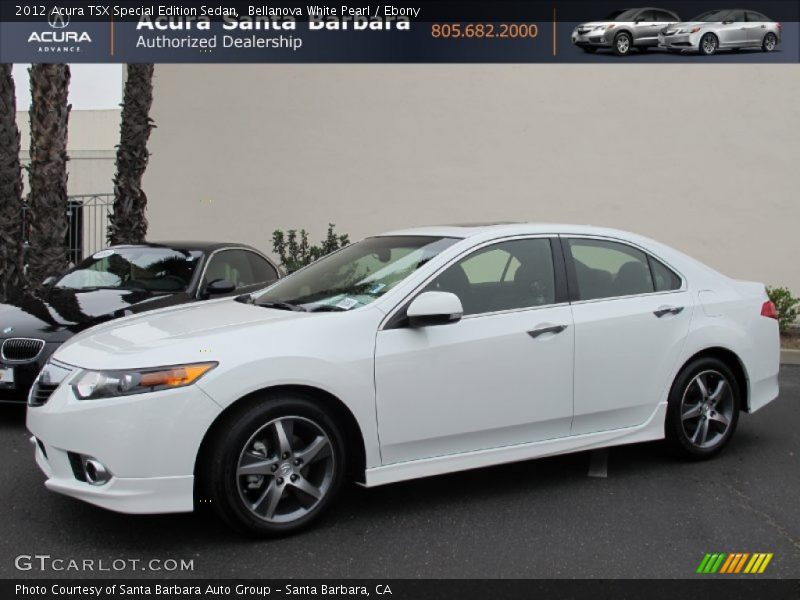 Bellanova White Pearl / Ebony 2012 Acura TSX Special Edition Sedan