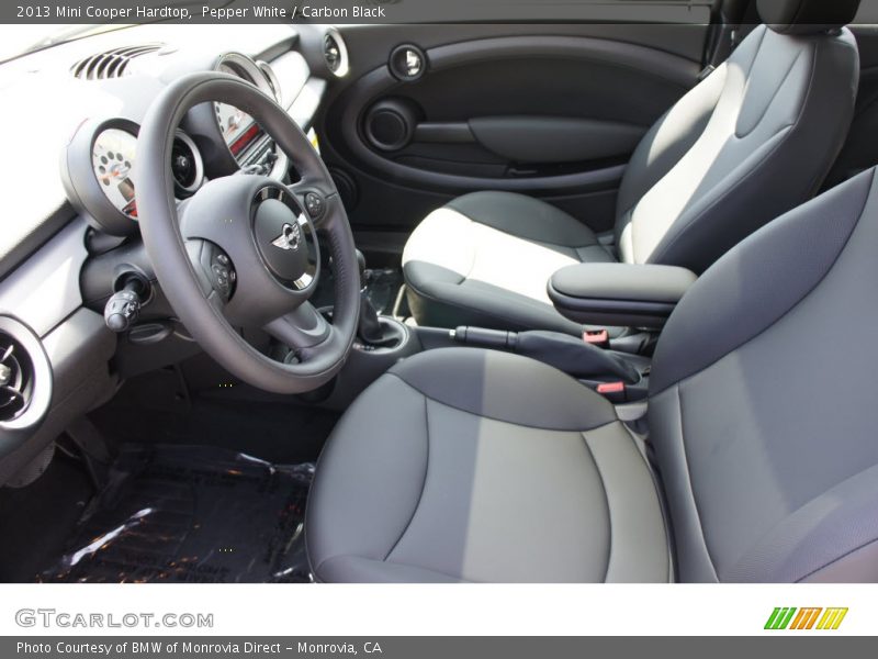 Pepper White / Carbon Black 2013 Mini Cooper Hardtop