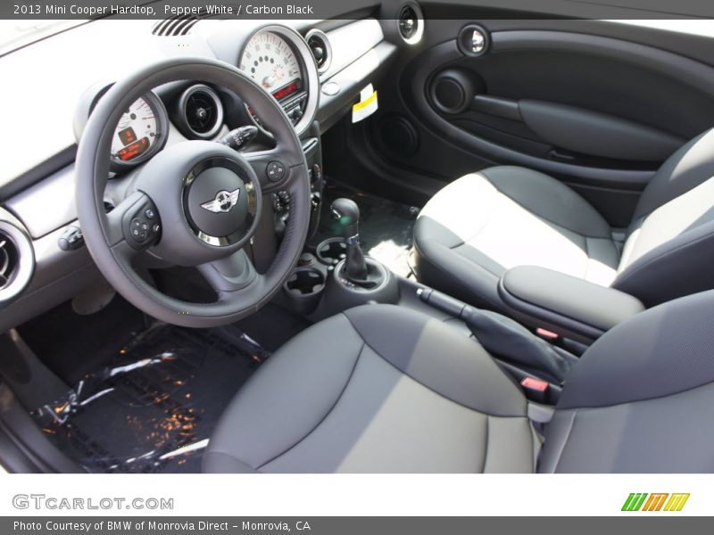 Pepper White / Carbon Black 2013 Mini Cooper Hardtop
