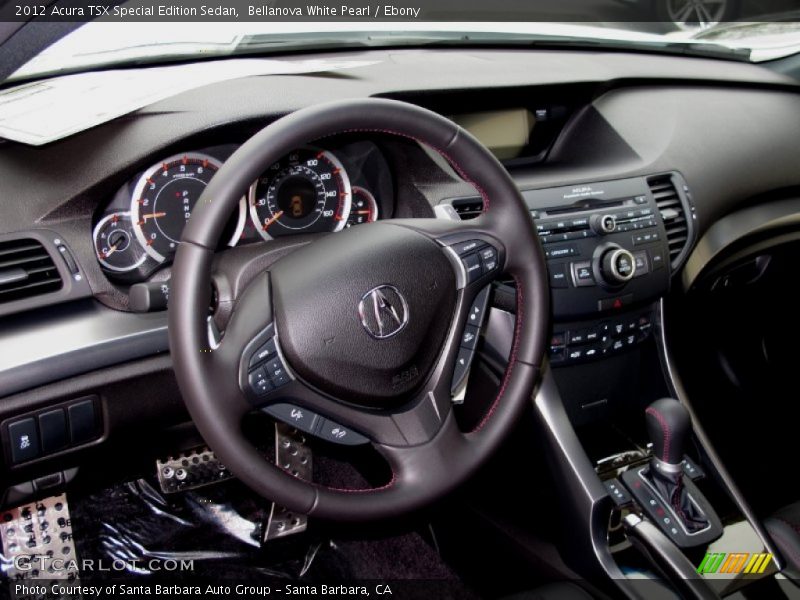 Bellanova White Pearl / Ebony 2012 Acura TSX Special Edition Sedan