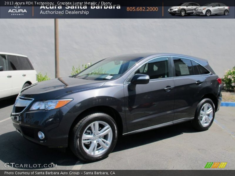 Graphite Luster Metallic / Ebony 2013 Acura RDX Technology