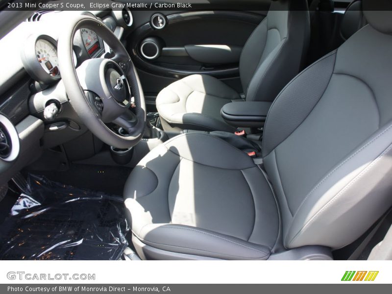 Eclipse Gray Metallic / Carbon Black 2013 Mini Cooper S Coupe