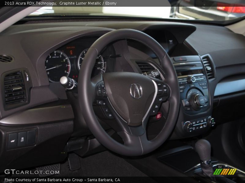 Graphite Luster Metallic / Ebony 2013 Acura RDX Technology
