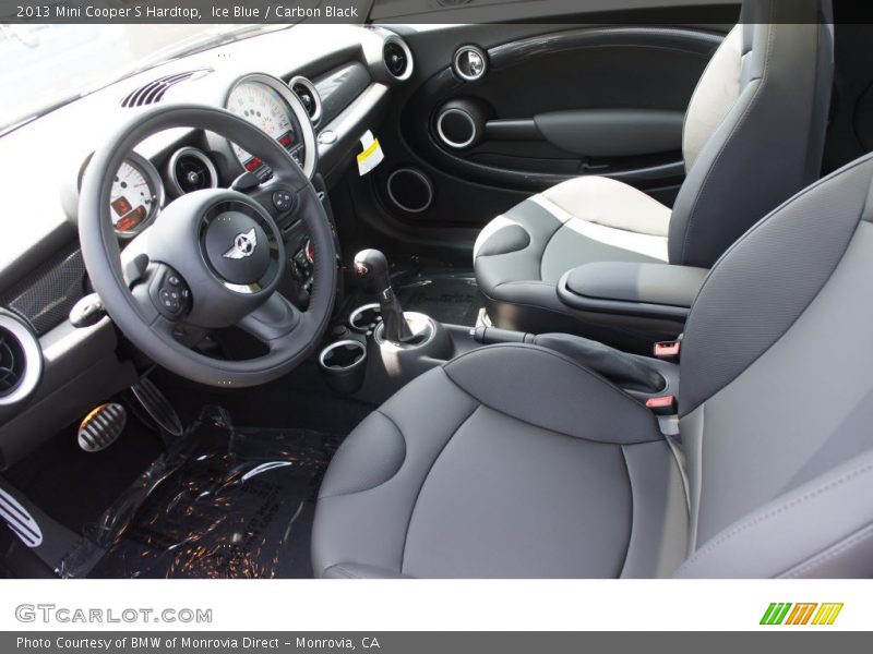 Ice Blue / Carbon Black 2013 Mini Cooper S Hardtop