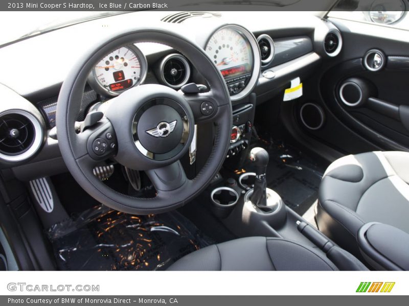 Ice Blue / Carbon Black 2013 Mini Cooper S Hardtop