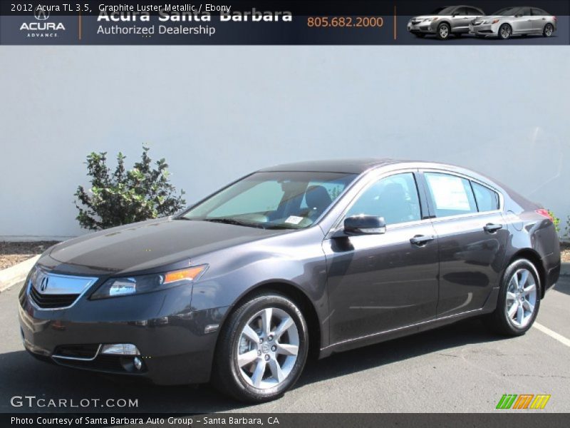 Graphite Luster Metallic / Ebony 2012 Acura TL 3.5