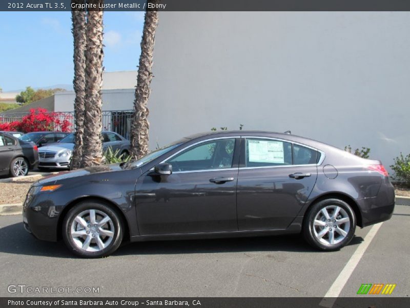 Graphite Luster Metallic / Ebony 2012 Acura TL 3.5