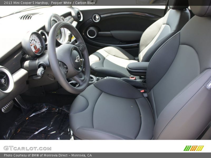 Pepper White / Carbon Black 2013 Mini Cooper S Hardtop