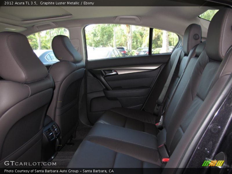 Graphite Luster Metallic / Ebony 2012 Acura TL 3.5