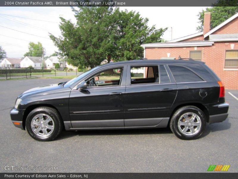 Brilliant Black Crystal Pearl / Light Taupe 2004 Chrysler Pacifica AWD