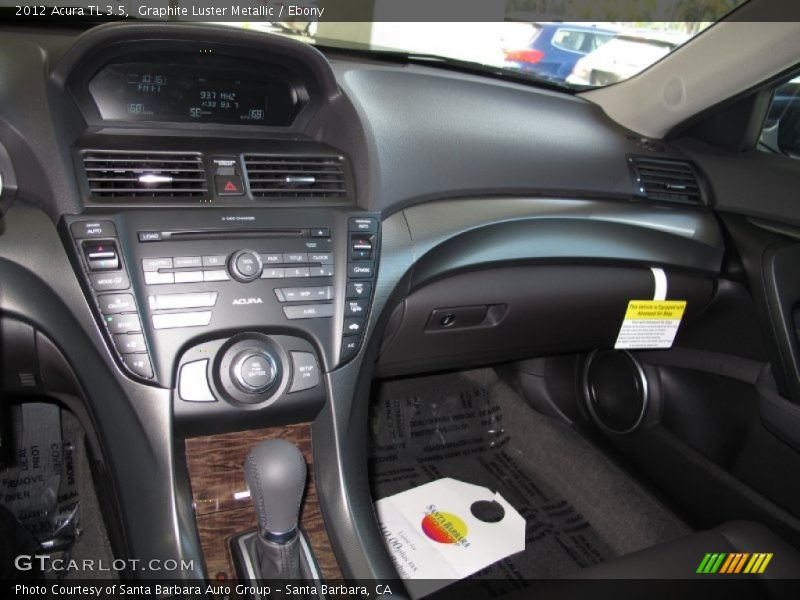 Graphite Luster Metallic / Ebony 2012 Acura TL 3.5