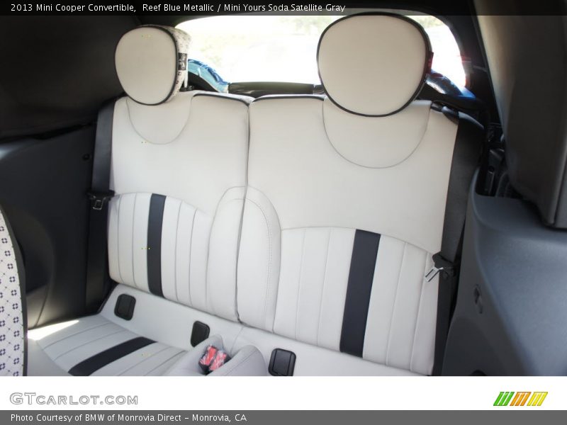  2013 Cooper Convertible Mini Yours Soda Satellite Gray Interior