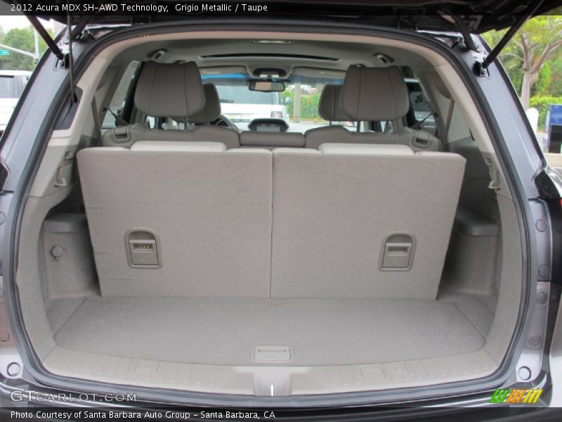 Grigio Metallic / Taupe 2012 Acura MDX SH-AWD Technology