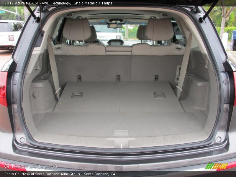 Grigio Metallic / Taupe 2012 Acura MDX SH-AWD Technology