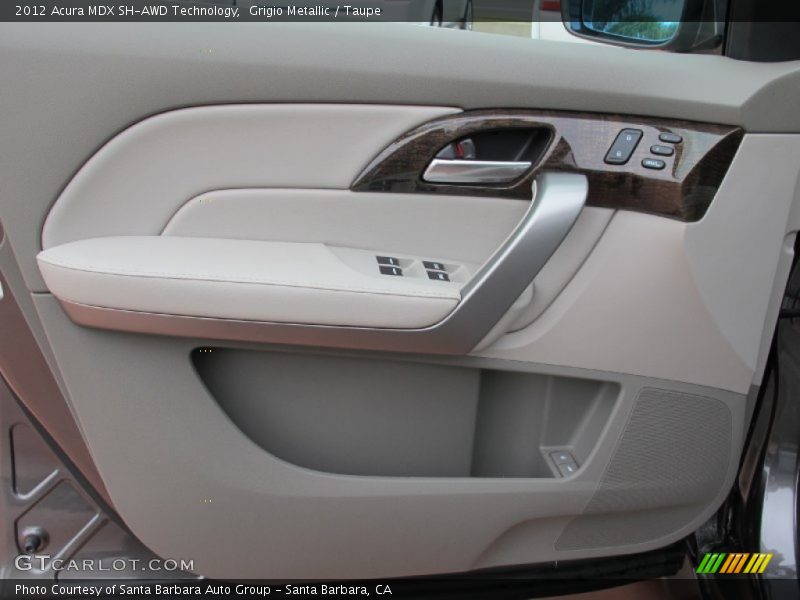 Grigio Metallic / Taupe 2012 Acura MDX SH-AWD Technology