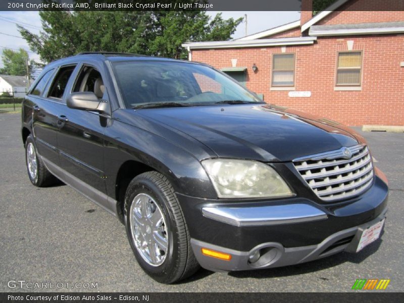 Brilliant Black Crystal Pearl / Light Taupe 2004 Chrysler Pacifica AWD