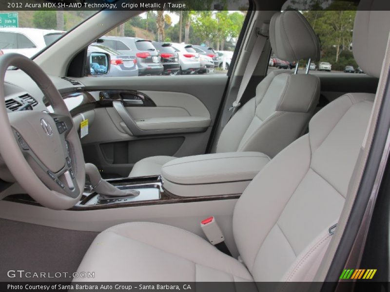 Grigio Metallic / Taupe 2012 Acura MDX SH-AWD Technology