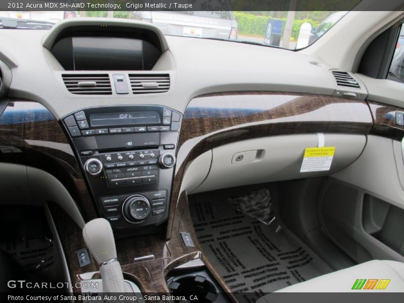 Grigio Metallic / Taupe 2012 Acura MDX SH-AWD Technology