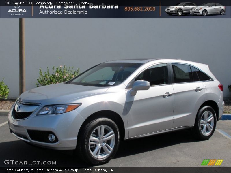 Silver Moon / Ebony 2013 Acura RDX Technology