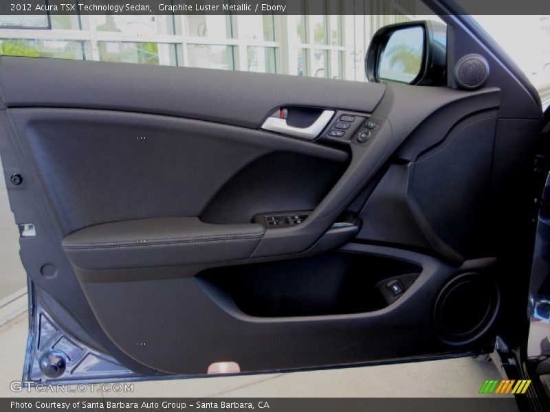 Graphite Luster Metallic / Ebony 2012 Acura TSX Technology Sedan