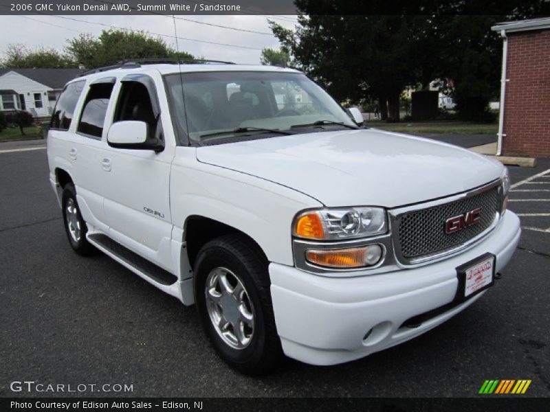 Summit White / Sandstone 2006 GMC Yukon Denali AWD