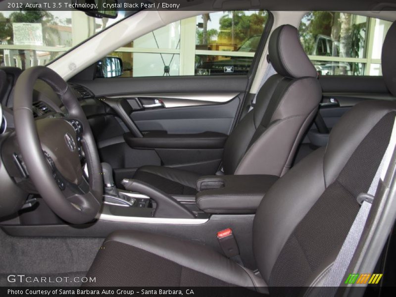 Crystal Black Pearl / Ebony 2012 Acura TL 3.5 Technology