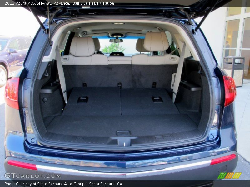 Bali Blue Pearl / Taupe 2012 Acura MDX SH-AWD Advance