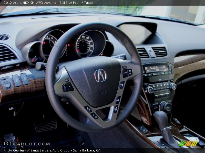 Bali Blue Pearl / Taupe 2012 Acura MDX SH-AWD Advance