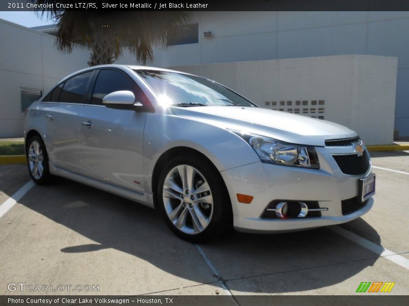 Silver Ice Metallic / Jet Black Leather 2011 Chevrolet Cruze LTZ/RS