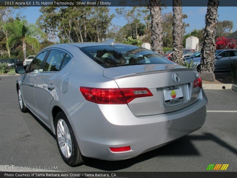 Silver Moon / Ebony 2013 Acura ILX 1.5L Hybrid Technology