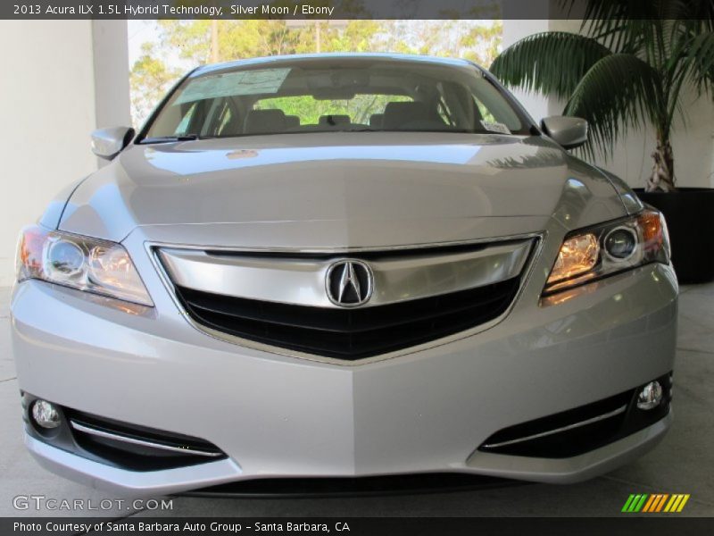 Silver Moon / Ebony 2013 Acura ILX 1.5L Hybrid Technology