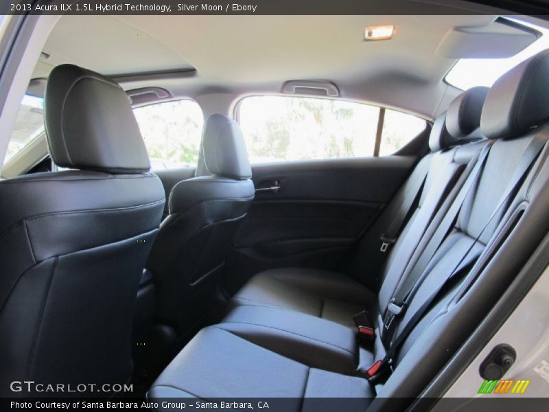 Rear Seat of 2013 ILX 1.5L Hybrid Technology