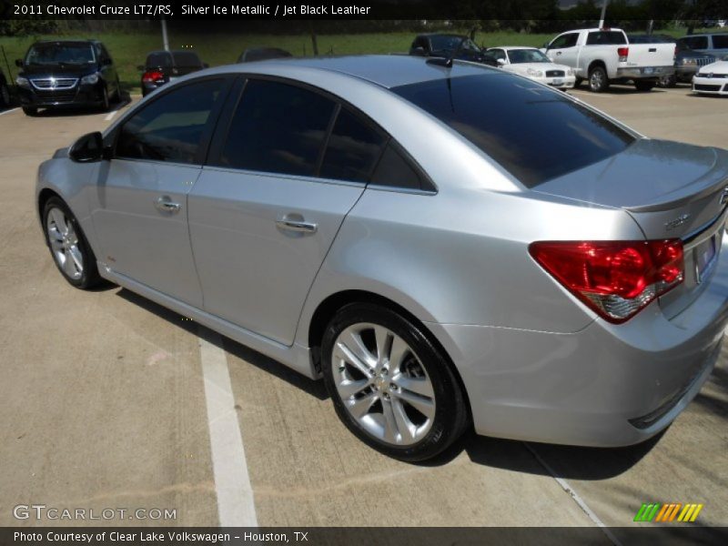 Silver Ice Metallic / Jet Black Leather 2011 Chevrolet Cruze LTZ/RS