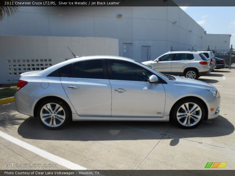 Silver Ice Metallic / Jet Black Leather 2011 Chevrolet Cruze LTZ/RS