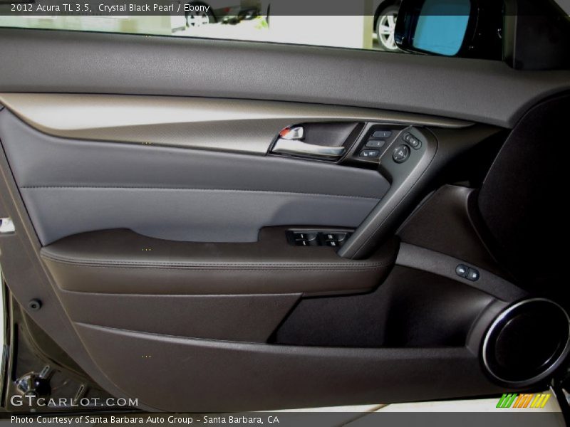 Crystal Black Pearl / Ebony 2012 Acura TL 3.5