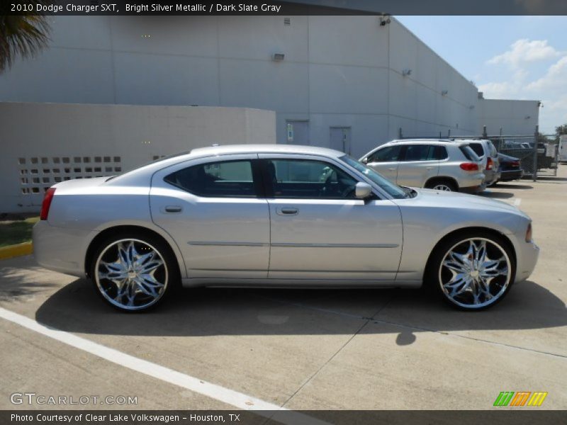 Bright Silver Metallic / Dark Slate Gray 2010 Dodge Charger SXT