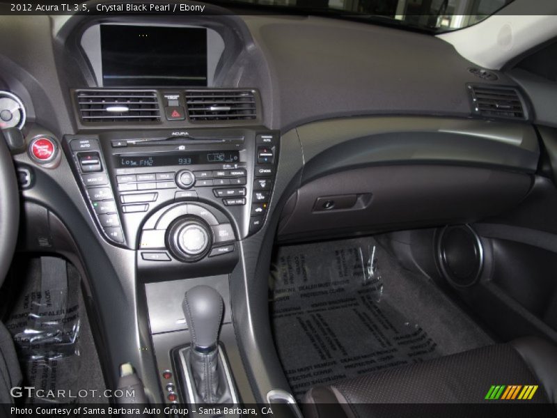 Crystal Black Pearl / Ebony 2012 Acura TL 3.5