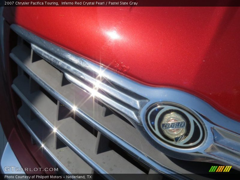 Inferno Red Crystal Pearl / Pastel Slate Gray 2007 Chrysler Pacifica Touring