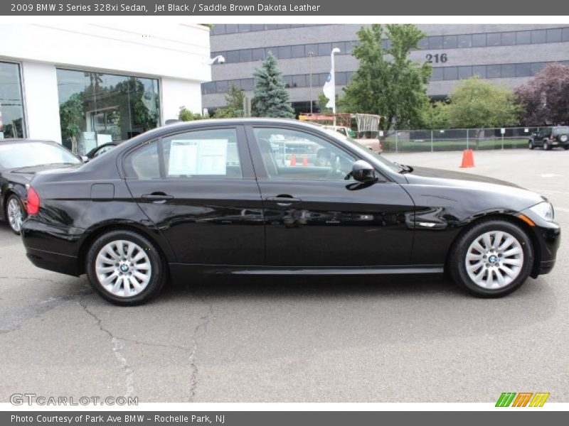 Jet Black / Saddle Brown Dakota Leather 2009 BMW 3 Series 328xi Sedan