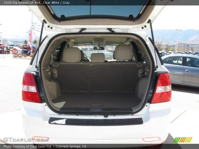 Clear White / Gray 2009 Kia Sorento LX 4x4