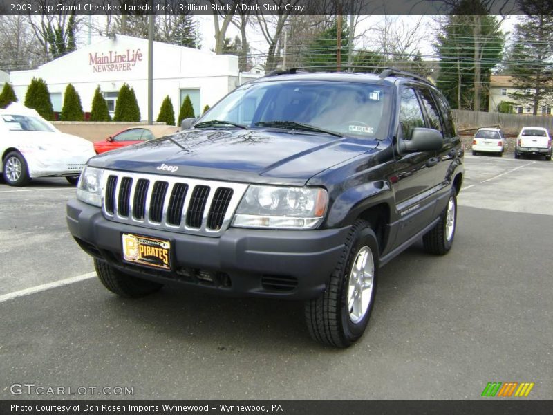 Brilliant Black / Dark Slate Gray 2003 Jeep Grand Cherokee Laredo 4x4