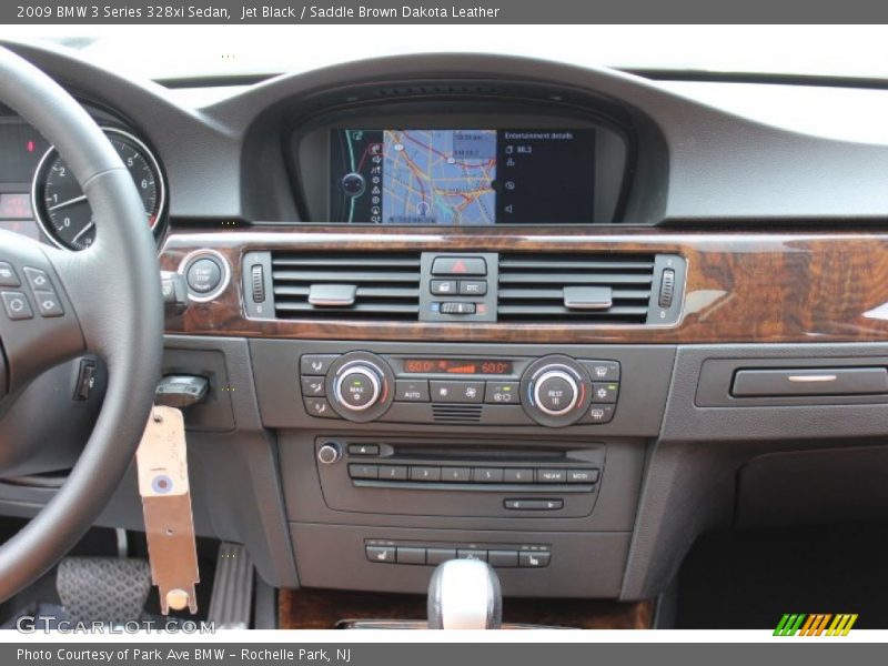 Jet Black / Saddle Brown Dakota Leather 2009 BMW 3 Series 328xi Sedan