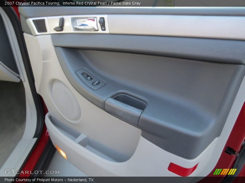 Inferno Red Crystal Pearl / Pastel Slate Gray 2007 Chrysler Pacifica Touring