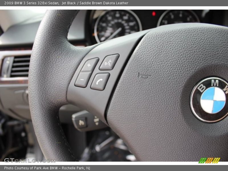 Jet Black / Saddle Brown Dakota Leather 2009 BMW 3 Series 328xi Sedan