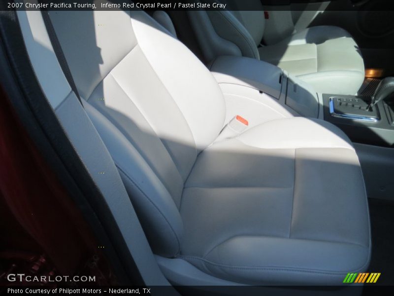 Inferno Red Crystal Pearl / Pastel Slate Gray 2007 Chrysler Pacifica Touring