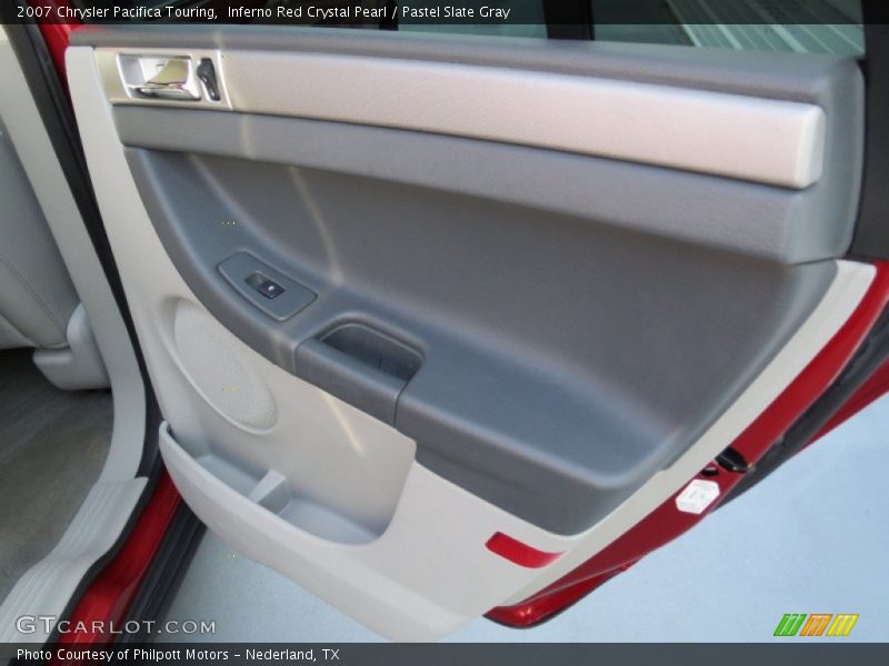 Inferno Red Crystal Pearl / Pastel Slate Gray 2007 Chrysler Pacifica Touring