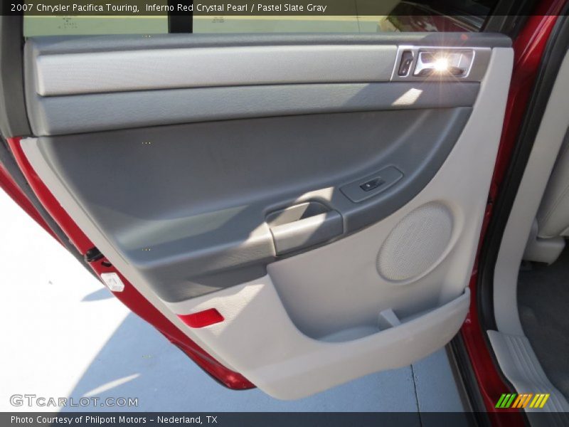 Inferno Red Crystal Pearl / Pastel Slate Gray 2007 Chrysler Pacifica Touring