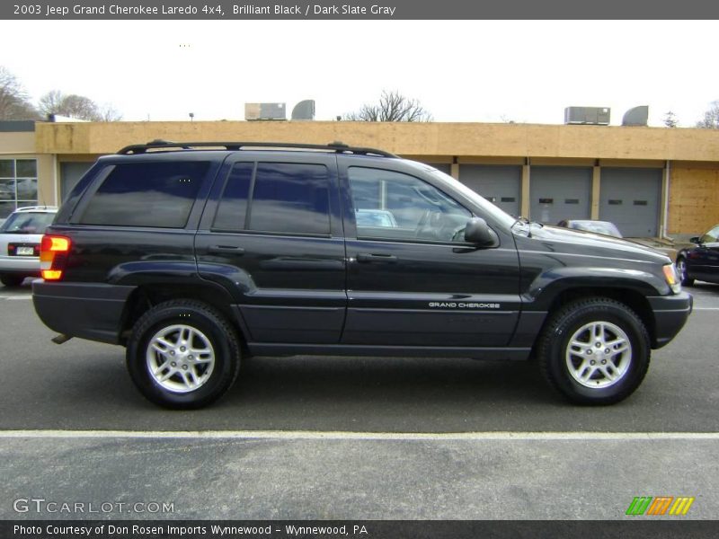Brilliant Black / Dark Slate Gray 2003 Jeep Grand Cherokee Laredo 4x4